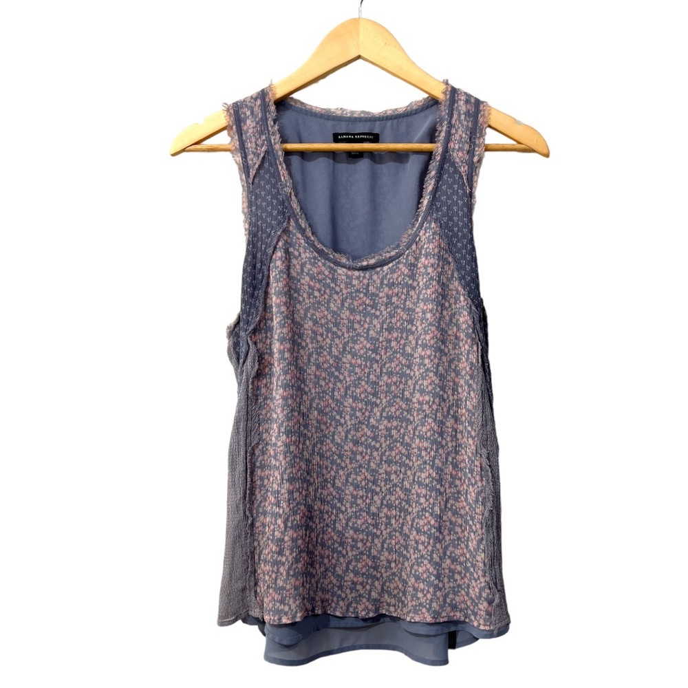Banana Republic Vintage Silk Floral Tank To